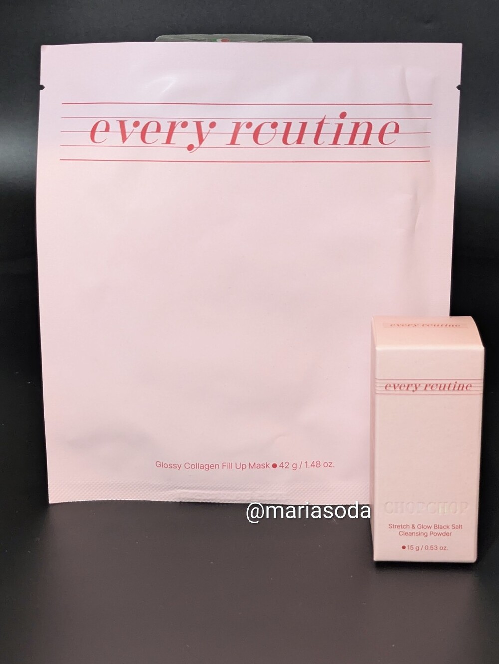 Bundle of Every Routine Collagen Hydrogel Mask and Black Salt Cleansing Powder
